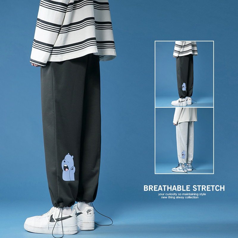 Men's Casual Loose Sports Pant – обзор и цена Korean Pants Lifestyle