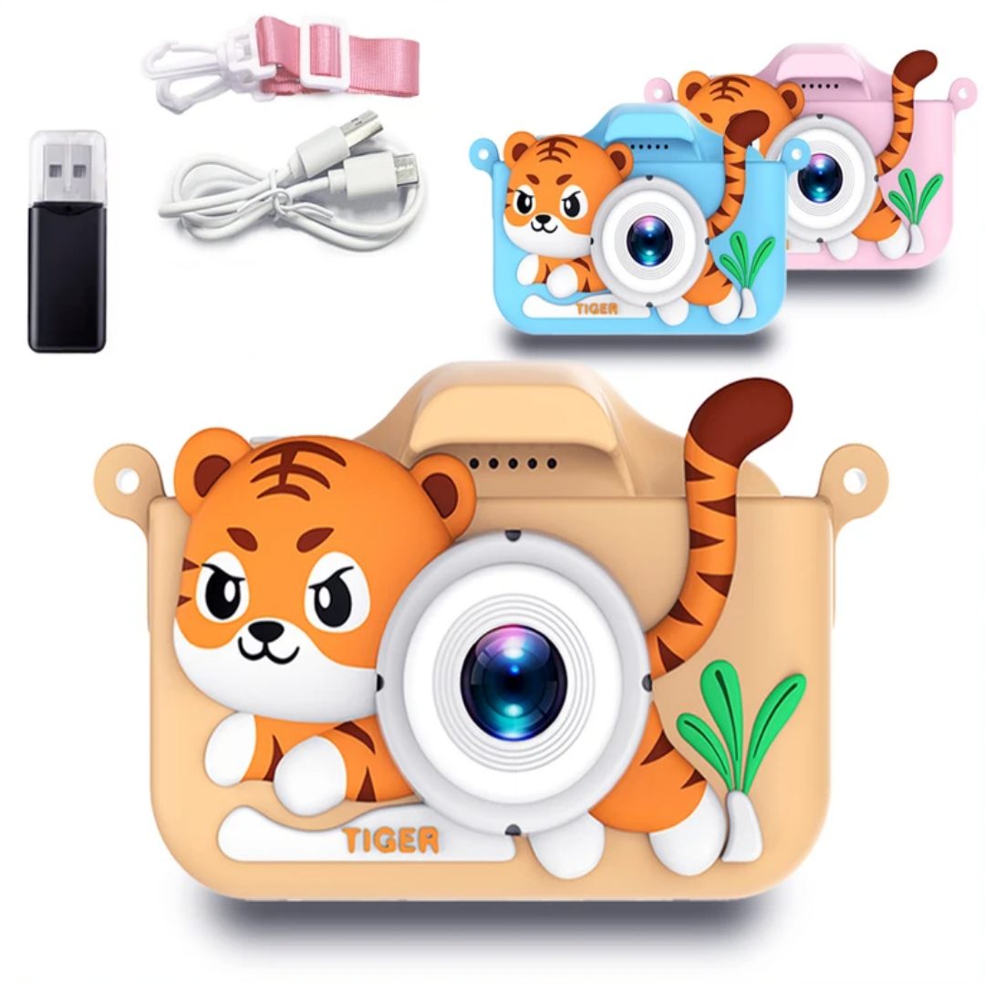 Kids Mini Camera Cartoon Tiger – обзор и цена Korean Girls Lifestyle