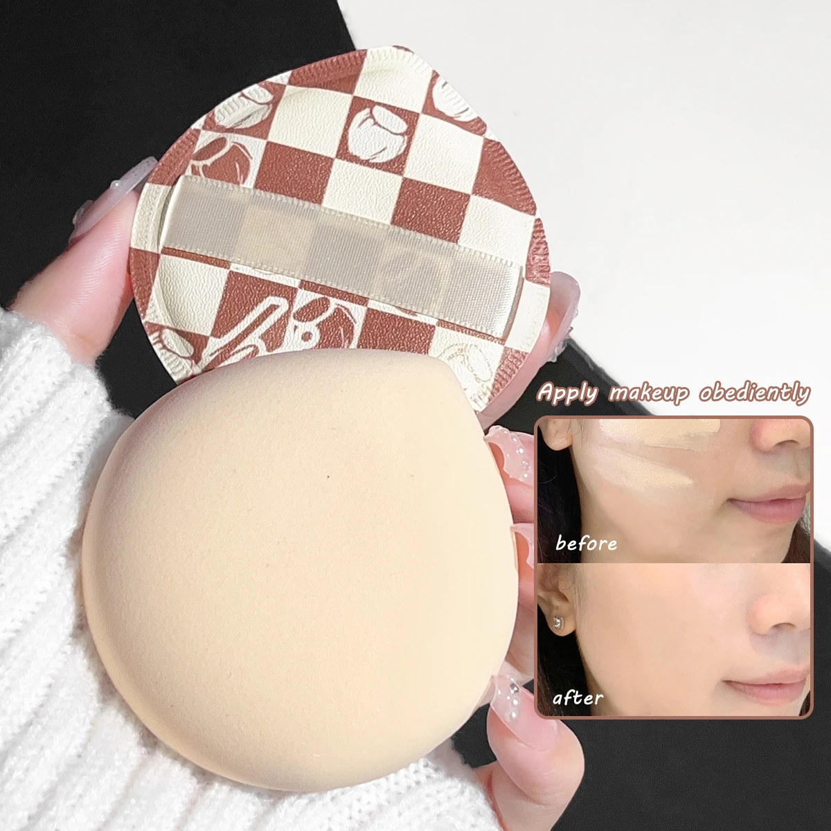 Dry and wet makeup puff sponge – обзор и цена Bb Cushion Korean