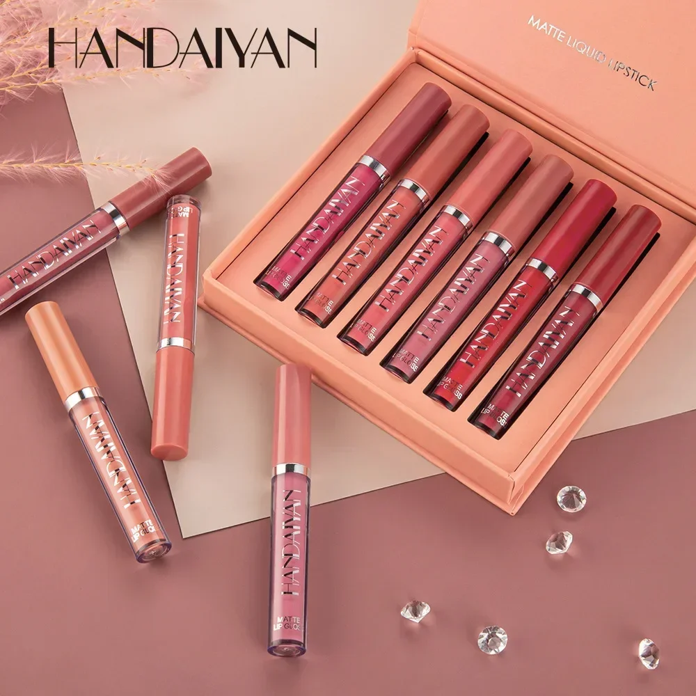 HANDAIYAN 6 PCS Lipstick Set M – обзор и цена Lip Tint Korean