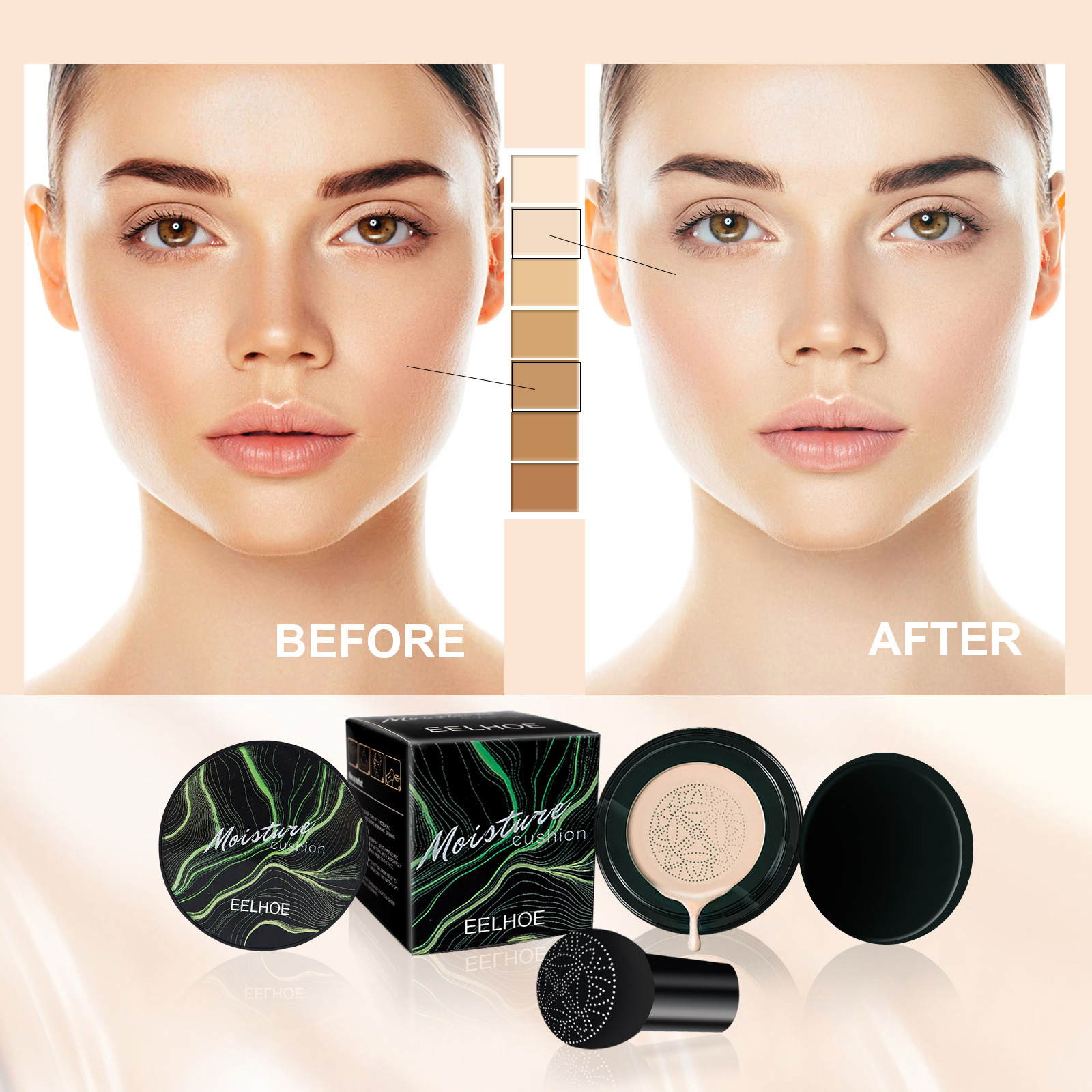 Mushroom Head Magic Air Cushio – обзор и цена Bb Cushion Korean