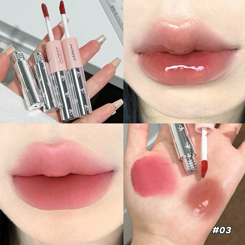 QIBEST Double Head Matte Velve – обзор и цена Lip Tint Korean
