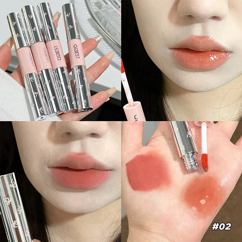 QIBEST Double Head Matte Velve – обзор и цена Lip Tint Korean