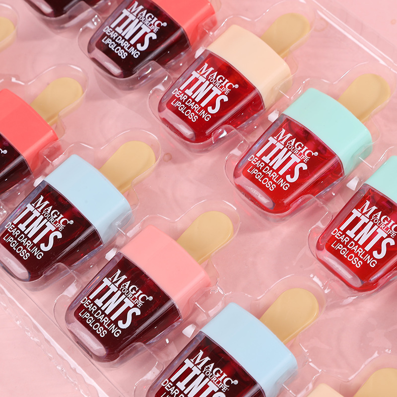 12Pcs Korea Fruit Lip Tint Ice – обзор и цена Lip Tint Korean