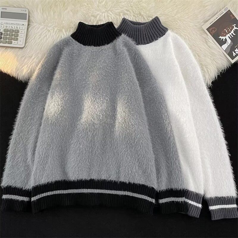 Fur Collar Pullovers Estampado – обзор и цена Modern Korean Lifestyle