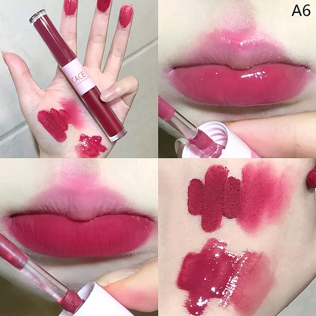 Double Head Lip Gloss Matte Ve – обзор и цена Lip Tint Korean